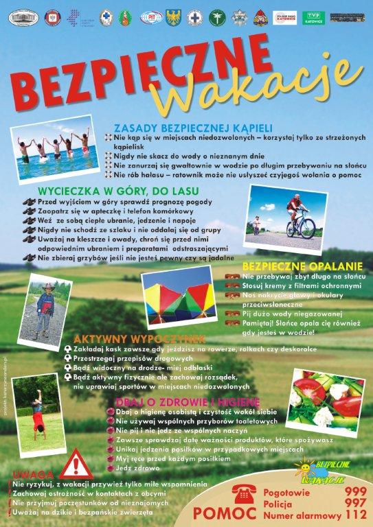 Plakat Wakacje 2015